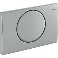 Geberit Delta10 - Pulsador de descarga, acero inoxidable 115.108.00.1