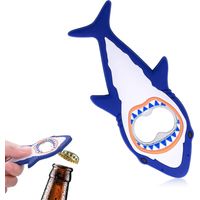 Lntyq décapsuleur en forme de requin,Tire-bouchon créatif interrupteur magnétique accessoire de camping cadeau pour homme père ami barman