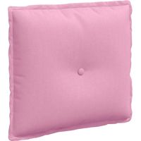 vidaXL Coussin de Dos Rose 50 x 19 x 45 cm tissu