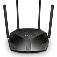 Mercusys Routeur Wi-Fi 6 double bande AX1800 MR70X 802.11ax 1201 + 574 Mbit/s 10/100/1000 Mbit/s 3 ports Ethernet LAN (RJ-45) Non compatible Mesh MU-MIMO Non compatible haut débit mobile Typ