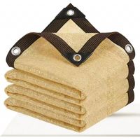 1 Filet d'ombrage 70%, 4x6 m, œillets, résistant UV, pour jardin, serre, pergola