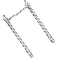69785 Brûleur de gril de 45.7 cm pour barbecues à gaz Weber Spirit I et II 200 Series Spirit E-210 E-220 Spirit S-210. S-220 avec tube de commande avant en acier inoxydable 304
