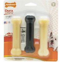 Nylabone Dura Chew Value Pack Peanut Butter, Chicken & Bacon S - 38582