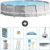 Prism Frame Pool Rund - 427x107 cm - 9-teilig S590