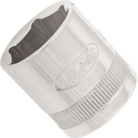 VIGOR Innenvierkant Antrieb 10 = 3/8 Zoll Steckschlüssel-Einsatz Außensechskant-Profil V2267N ∙ Vierkant hohl 10 mm (3/8 Zoll) ∙ Außen-Sechskant Profil ∙ 17 ∙ Gesamtlänge: 30 mm