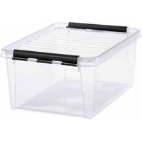 Boîte De Rangement Transparente 14l Organisation Claire Et Sécurisée - Générique