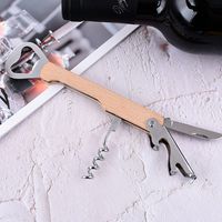 Stainless Steel Wine Opener Beer Opener Creative Wine Knife Beverage Soda Opener