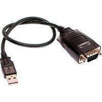 Cavo usbewent usb2.0 a/m - seriale db9 rs232 nero