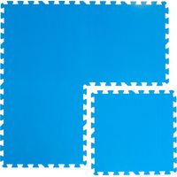Tappetino Puzzle per Piscina 81x81cm azzurro