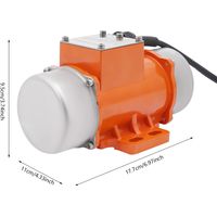9-Gänge Vibrationsmotor Elektrische Vibrationsmotor Mit Drehzahlregler 40/50/60W