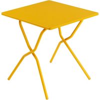 Table De Jardin Pliante 647072cm - Balcony - Acier - Jaune Miel - Lafuma Mobilier