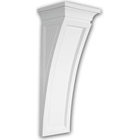 Konsole PROFHOME 119005 Wandboard Zierelement Dorischer Stil weiß