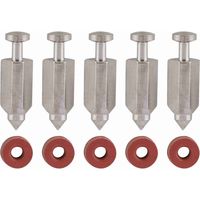 Vergaser-Reparatursatz 398188 – 5-teilig aus Metall und Gummi für Motoren mit 3,5–6 PS