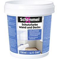 Schimmel-X Schutzfarbe Wand und Decke 750 ml weiß Schimmelentferner