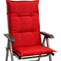 Hochlehner Set Base HL Sitzkissen, 120x50x6cm Rot