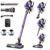 Laresar V10 Lite 38000Pa Aspirapolvere senza fili Palmare Forte pulsante di aspirazione Elettrodomestico intelligente per tappeti Capelli 45 minuti