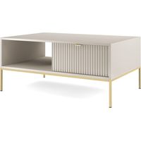 Tavolino: Cachemire, oro, 104 x 46 x 68 cm, maniglie dorate