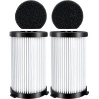 Kit de 2 filtres éponges de rechange pour aspirateurs MooSoo D600/D601, Akitas AK585K V8, iwoly V600, Goodmans 356277, Ariete Handy Force 2759/2761, Cecotec Conga Thunderbrush 520/550/560