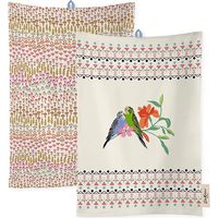 Cath Kidston Painted Table Set Of 2 Cotton Tea Towels