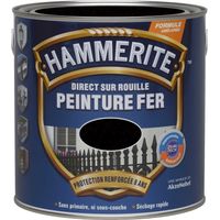 Peinture Direct Sur Rouille Martelée Noir 2,5 L - Hammerite