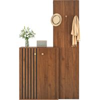 Ensemble de dressing moderne avec espace de rangement, dressing compact, meuble à chaussures, dressing d'entrée,