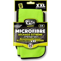 Chiffon microfibre séchage extrême XXL 600 x 800mm – Absorption rapide des gouttes – Évite les traces de séchage – Gs27