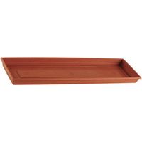 Piatto di plastica 45cm rettangolare. Vaso per Gardenia 48cm 509 049