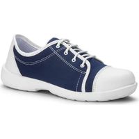 Chaussure de sécurité basse S1P SRC FASHION pour femme blanc/bleu marine P36 - S24 - LOANE-MARINE-36