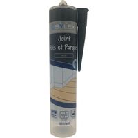 Mastic bois et parquet Sylex - Joint de finition élastique Couleur: NOIR
