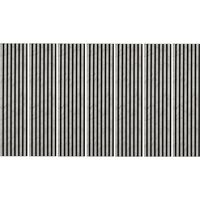 Decoon – Lot de 7 panneaux décoratifs muraux en MDF 120 x 30 cm – Tête de lit – Finition marbre gris et feutrine noire – Isolation phonique