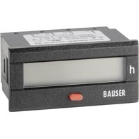 Bauser 3800.3.1.0.1.2 contador horario digital negro