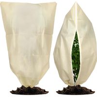 2 protections hivernales pour plantes 80 x 120 cm, housse de protection pour plantes (80 x 120 cm)