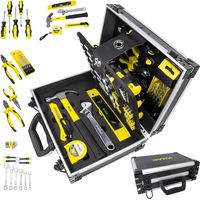 WMC Utensili de Set di utensili de 64 pezzi, ideale per dilettanti e professionisti, con valigetta de robusto acciaio