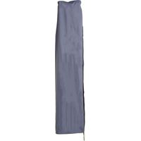 Copriombrellone copertura ombrellone ad arco protettiva HHG poliestere con cerniera 3,5x3,5m blu