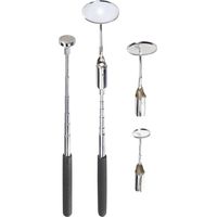 Set de miroirs d'inspection 5 pièces avec éclairage LED TOOLCRAFT 816419 1 set