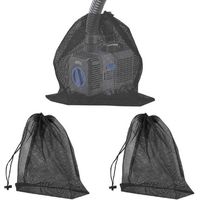 Set di 3 sacchetti filtro a rete per pompa da laghetto con coulisse (2 pezzi da 4030 cm, 1 pezzo da 4545 cm)