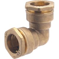 Raccord laiton coude égal pour tuyau polyéthylène Ø25 – Filetage plomberie – Angle 90° – Étanchéité parfaite jusqu'à 10 bar – Quick Plomberie