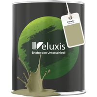 Wandfarbe Grün Grau Salbeigrün Matt Innenfarbe – Deckkraft Klasse 1, VOC-frei, Ohne Grundierung, Tropfarm – Wohnzimmer & Schlafzimmer – 2,5L – Veluxis (Soft Lichen)
