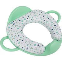 POUPY Riduttore WC per Bambini Verde con maniglie tenersi e schienale Originale