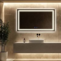 MAERTS-E 1200x700mm Rectangular LED Bathroom Mirror with Demister Touch