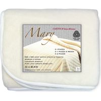 MARY BLANKET en vraie LAINE MÉRINOS 1000 gr. Pure laine vierge 1 CARRÉ ET DEMI