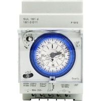 24-Stunden-Zeitschaltuhr mit bidirektionaler Steuerung, DIN-Schienenmontage – 230 V – 16 A – Übersichtliches Digitaldisplay – Integrierte Gangreserve – SUL 181 D