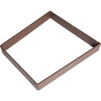 Dieda Tischbein V-Form rostoptik Maße 71,0 x 70,0 x 10,0 cm Tischbeine