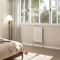 AVER-GROWTH Flat Panel Double Designer Radiator Central Heating Rads 600x408mm White
