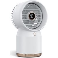 Mini Climatiseur Portable , Ventilateur Silencieux Chambre, Clim Mobile Rechargeable USB Petit Humidificateur Air
