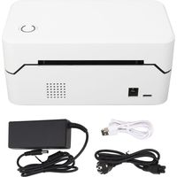 Imprimante d'étiquettes thermique sans fil Bluetooth pour colis, bureau, 100-240V avec fiche UE
