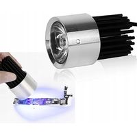 Rosfix Lampe UV Argentée – Durcissement Masque de Soudure USB 5V, LED Violette, Câble 180cm, 5,9×3,9 cm Circuits Imprimés