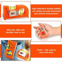 Mini Magnetwasserwaage Magnet Wasserwaage Libelle Magnetisch für Handwerker