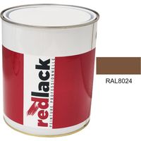 Dose 3L Lack Mehrzweckfarbe – RAL 8024 – Beigebraun – Matt – für verschiedene Oberflächen – Redlack