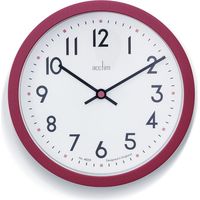 Acctim Elstow Piccolo orologio da parete da cucina al quarzo stile retrò argilla 20 cm
